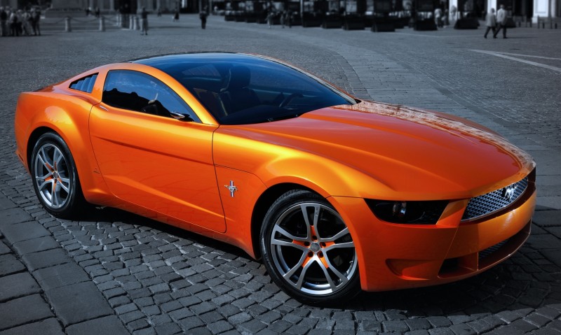 2006 Giugiaro Ford Mustang Concept Was Ringer vs In-House Ford Designs 20