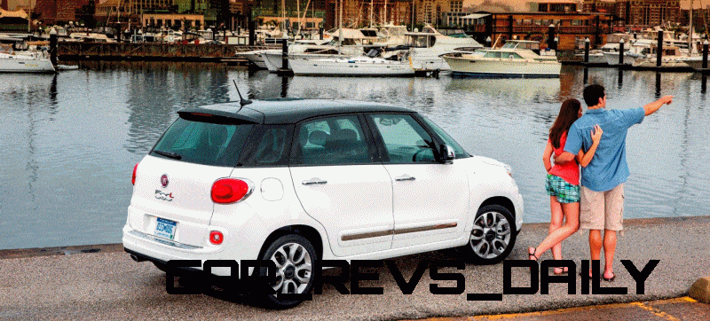 2014 Fiat 500L Animated GIF