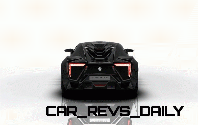 BLACK Lykan Hypersport Turntable Animated GIF