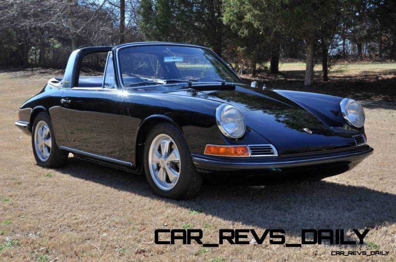 Black 1967 Porsche 911S Soft Window TARGA for sale in Raleigh NC 14