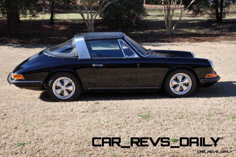 Black 1967 Porsche 911S Soft Window TARGA for sale in Raleigh NC 7