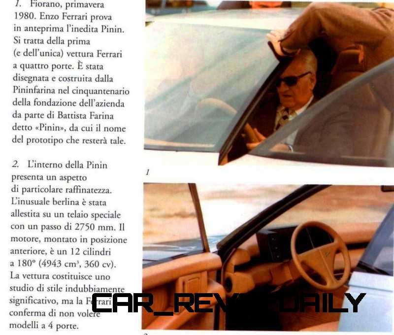 Most Copied 4-Door Never Made - 1980 Ferrari Pinin Concept 18