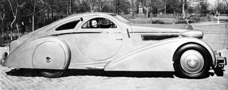Peterson Auto Museum - 1925 Rolls-Royce Phantom I - 1934 Jonkheere Round Door Aero Coupe 2
