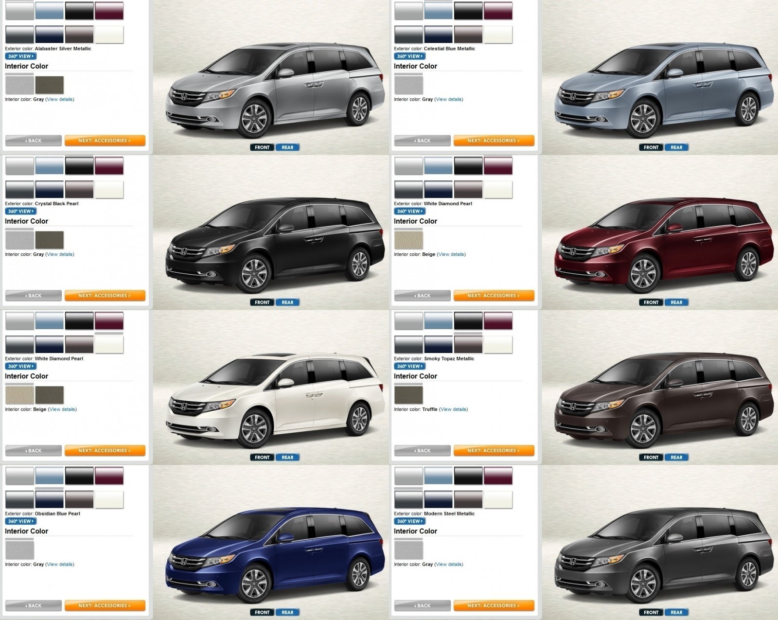 40 Popular 2014 odyssey exterior colors with Sample Images