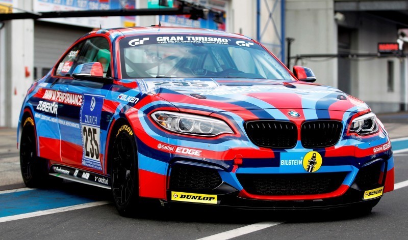 2014 BMW M235i Wearing Art Car Warpaint for Upcoming Nurbugring 24H Race 1