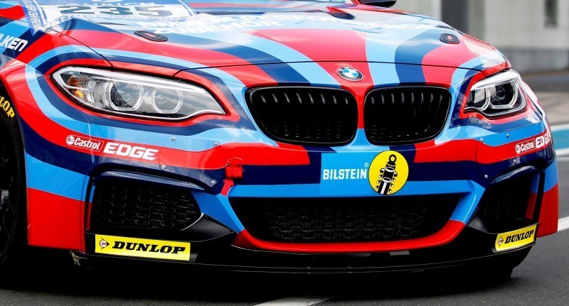 2014 BMW M235i Wearing Art Car Warpaint for Upcoming Nurbugring 24H Race 1-crop