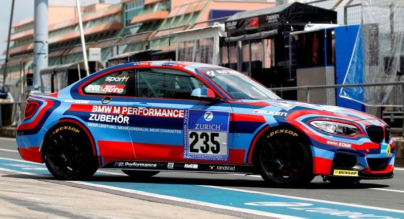 2014 BMW M235i Wearing Art Car Warpaint for Upcoming Nurbugring 24H Race 2