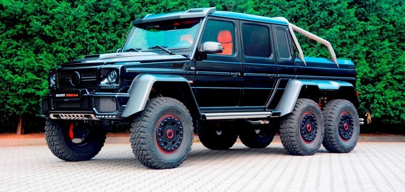 2014 BRABUS 700G 6x6 Is Most Lavish Off-Road Plaything Available 40