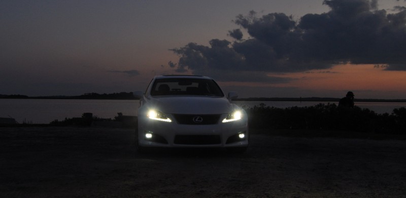 2014 Lexus IS-F Looking Sublime in Sunset Photo Shoot 1