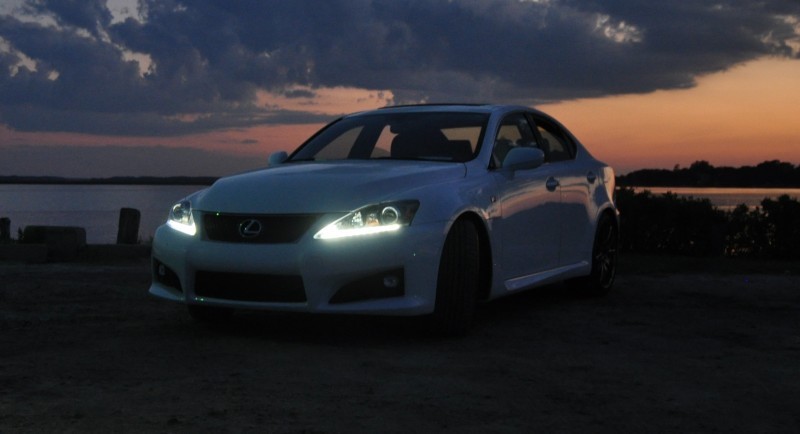 2014 Lexus IS-F Looking Sublime in Sunset Photo Shoot 17