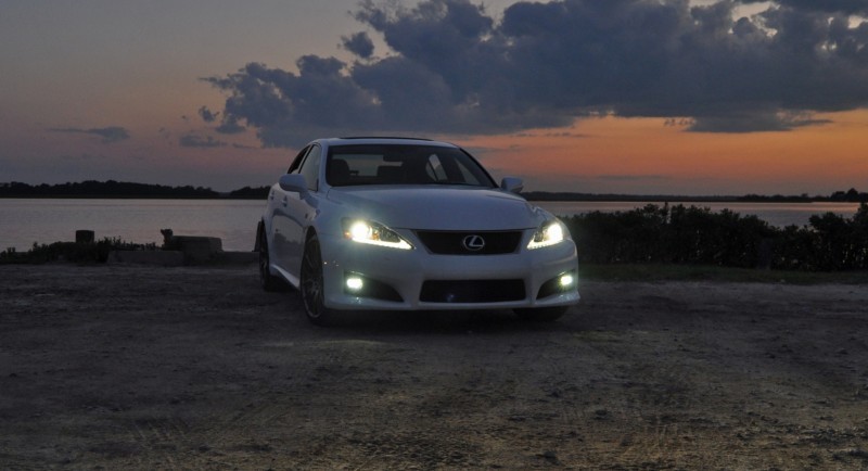 2014 Lexus IS-F Looking Sublime in Sunset Photo Shoot 2
