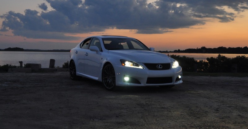 2014 Lexus IS-F Looking Sublime in Sunset Photo Shoot 3