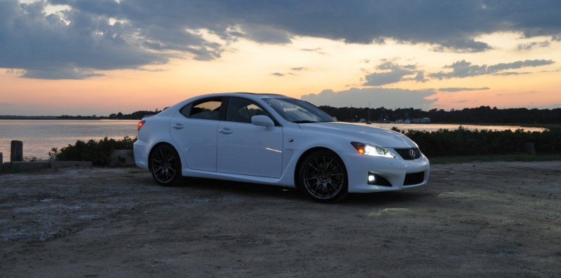 2014 Lexus IS-F Looking Sublime in Sunset Photo Shoot 5