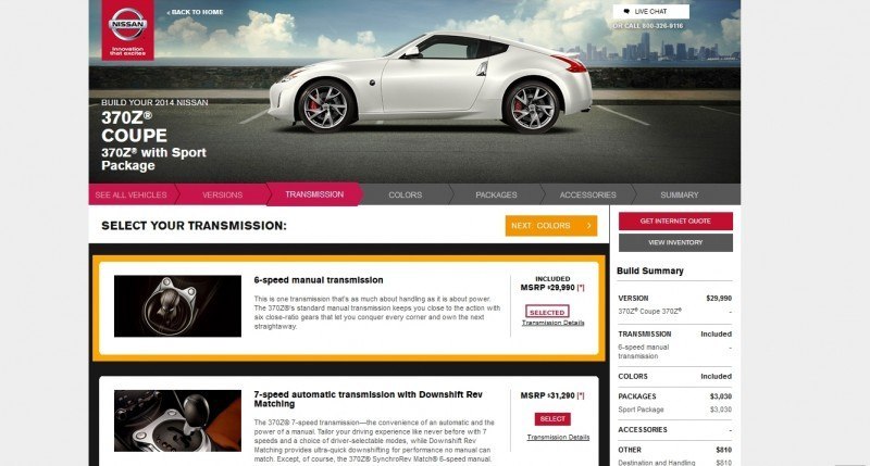 2014 Nissan 370Z Coupe - Colors, Specs, Options and Prices from $30k 65