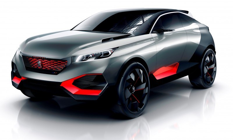 2014 Peugeot Quartz Concept Revealed Ahead of Paris Show 1