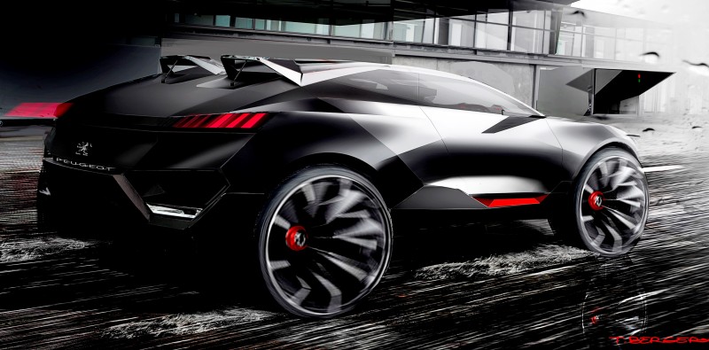 2014 Peugeot Quartz Concept Revealed Ahead of Paris Show 5