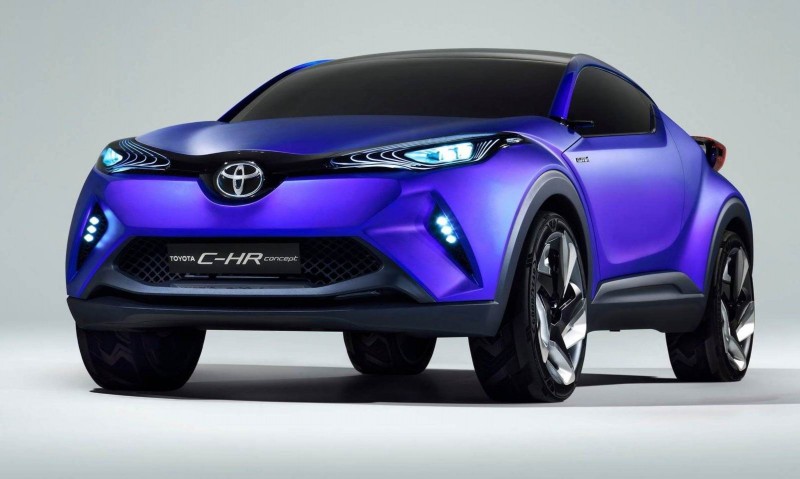 2014 Toyota C-HR Concept for Paris Previews Yaris Crossover  1