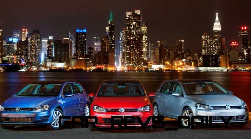 2015 VW Golf TSI 3dr Joins TDI and GTI in Brooklyn en Route to Detroit Show 24