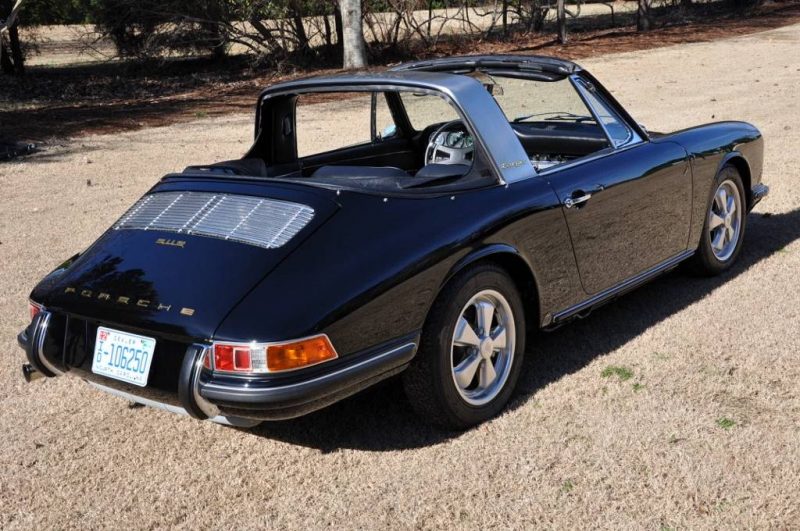 Black 1967 Porsche 911S Soft Window TARGA for sale in Raleigh NC 18