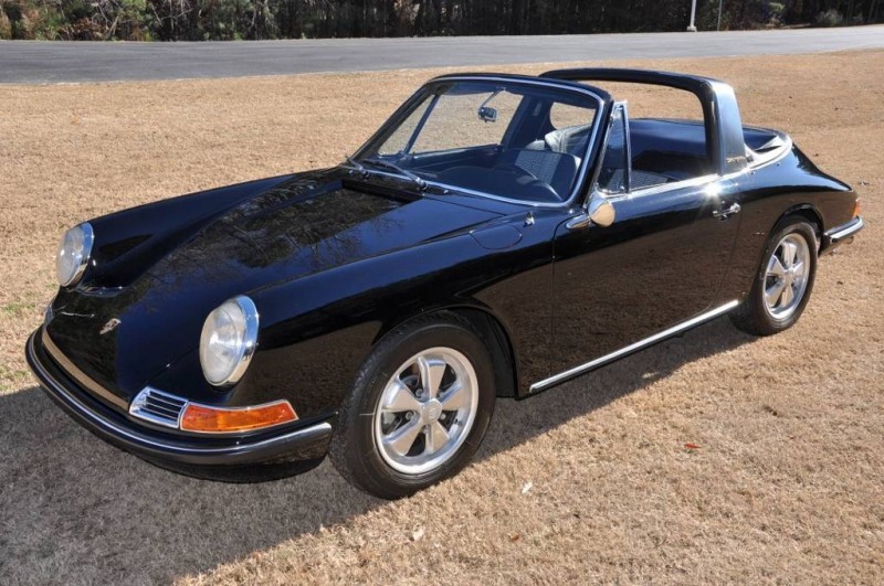 Black 1967 Porsche 911S Soft Window TARGA for sale in Raleigh NC 39