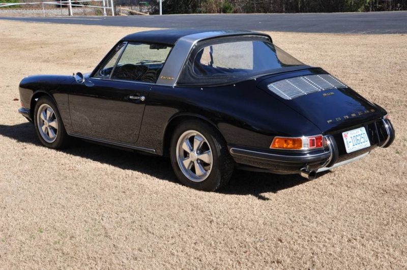 Black 1967 Porsche 911S Soft Window TARGA for sale in Raleigh NC 4