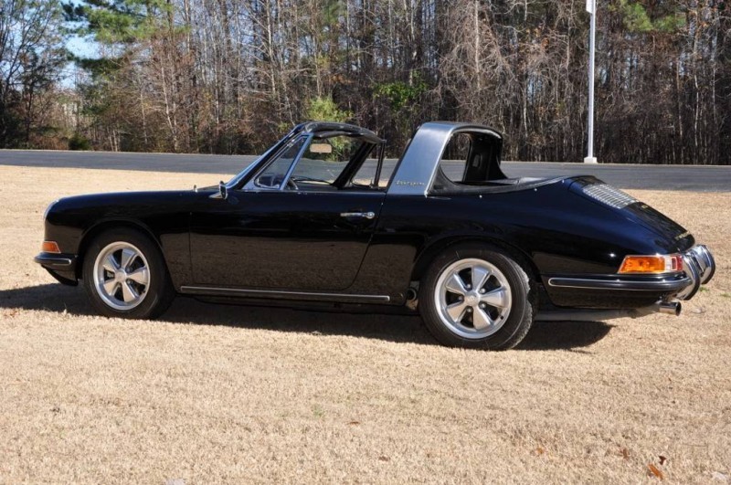 Black 1967 Porsche 911S Soft Window TARGA for sale in Raleigh NC 41