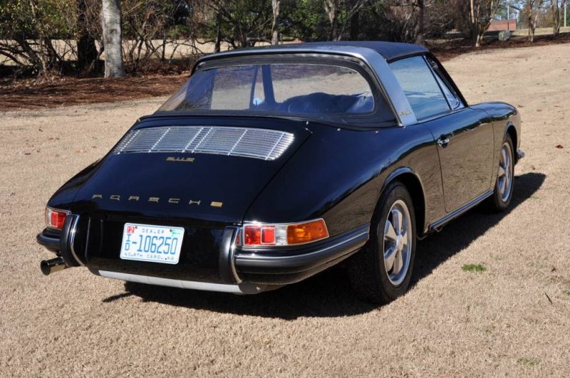 Black 1967 Porsche 911S Soft Window TARGA for sale in Raleigh NC 6