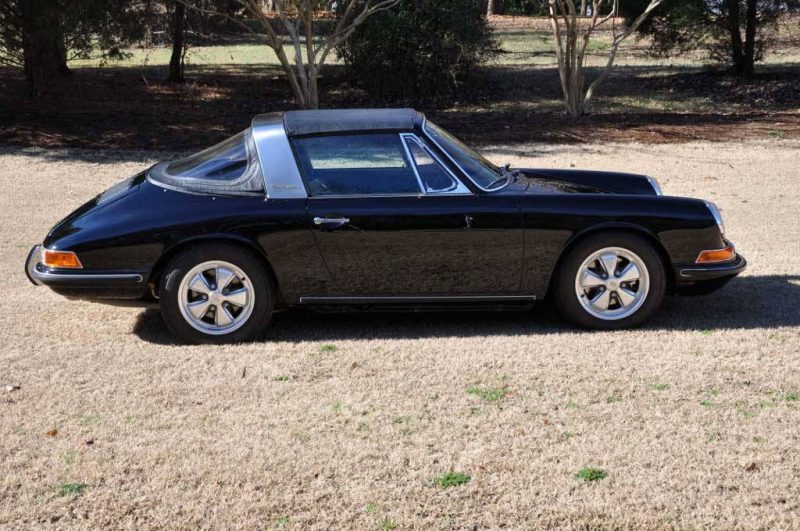 Black 1967 Porsche 911S Soft Window TARGA for sale in Raleigh NC 7