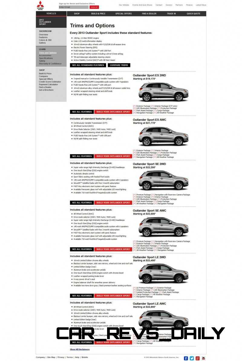 CarRevsDaily.com 2014 Mitsubishi Outlander Sport Updates and Photos 26