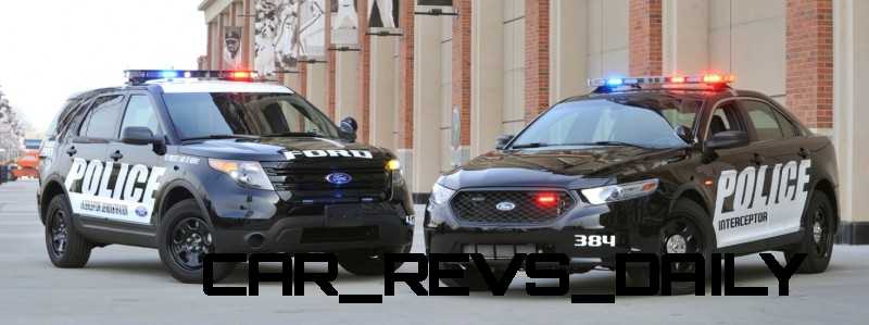 The New Ford Police Interceptor sedan and utility vehicles