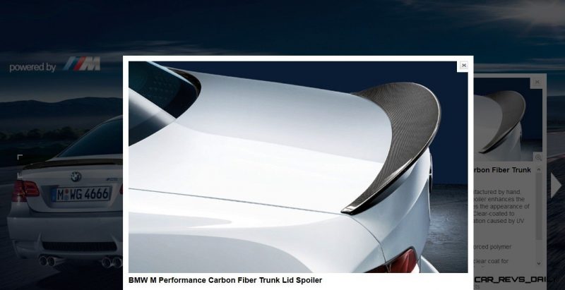 M Performance Catalog Offers Hundreds of Ways to Up the Drama and Road Presence of 335i, 535i, M3 and even the X5 and X6 37