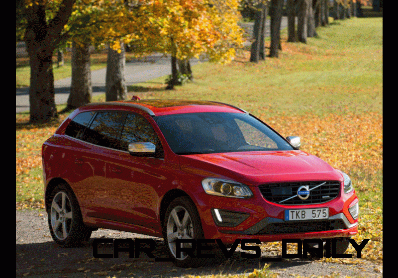 XC60 R-Design Exterior Red ANIMATED GIF CarRevsDaily