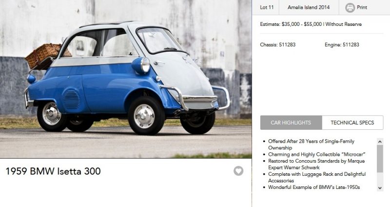 1959 BMW Isetta 300