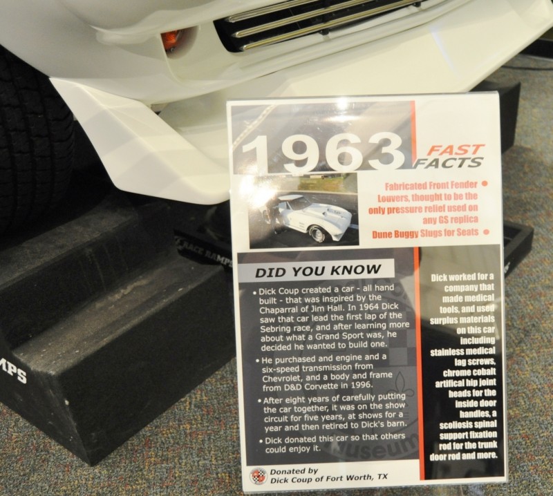 1963 Corvette GS Chaparral by Dick Coup at National Corvette Museum 11