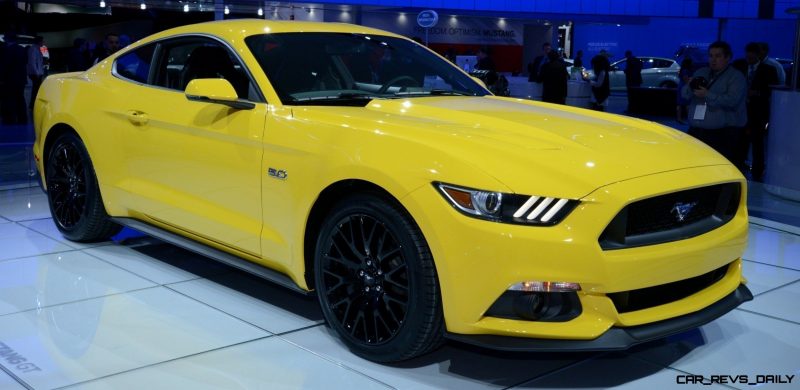 2015 Ford Mustang GT -- Mean, Lean and Ready To Brawl in Latest Real-Life Photos -- Yellow GT 18