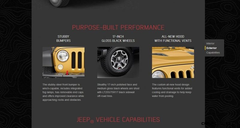 Car-Revs-Daily.com -- Buyers Guide to 2014 JEEP Wrangler Trims, Tops and Doors 21