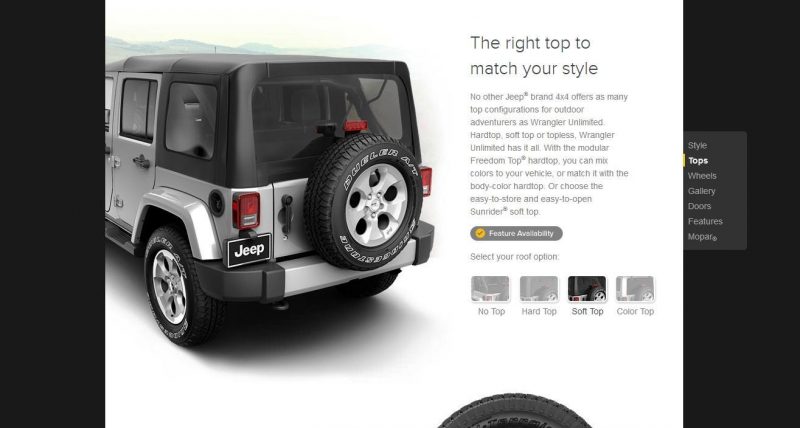 Car-Revs-Daily.com -- Buyers Guide to 2014 JEEP Wrangler Trims, Tops and Doors 63