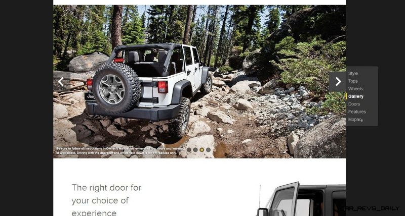 Car-Revs-Daily.com -- Buyers Guide to 2014 JEEP Wrangler Trims, Tops and Doors 71