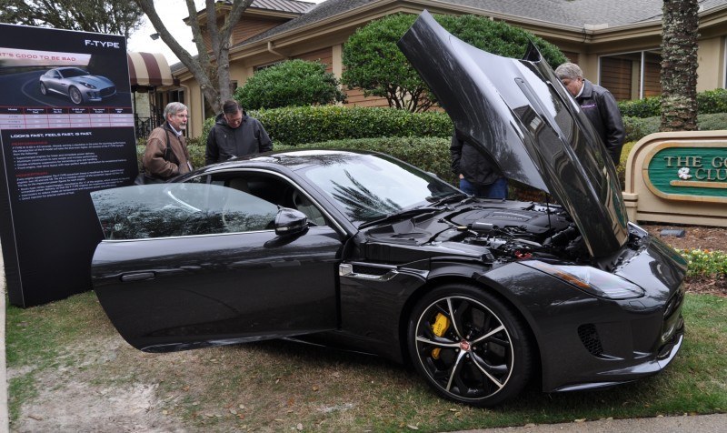 2015 JAGUAR F-TYPE R Coupe -- Lifts Its Bonnet to Show 550HP 5.0-liter V8 12