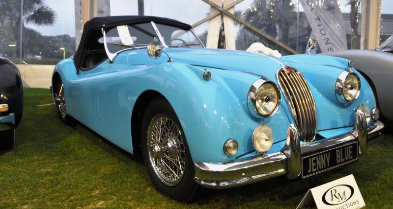 Amelia Island 2014 -- Marque Highlights -- JAGUAR -- XJR15, XK120 and even 'Jenny Blue' 1