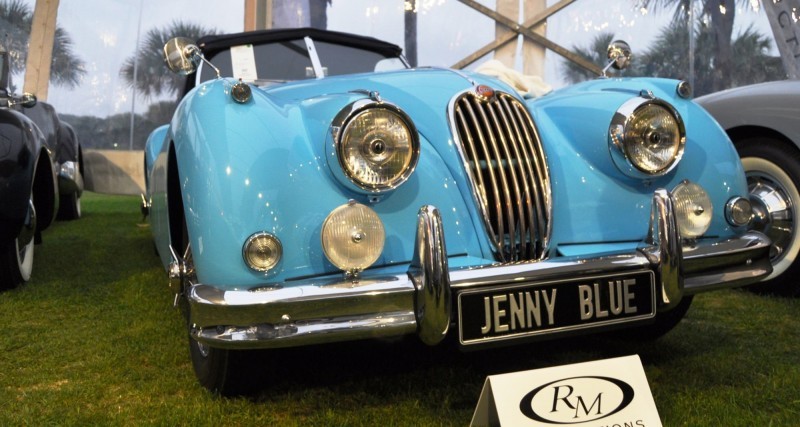 Amelia Island 2014 -- Marque Highlights -- JAGUAR -- XJR15, XK120 and even 'Jenny Blue' 2