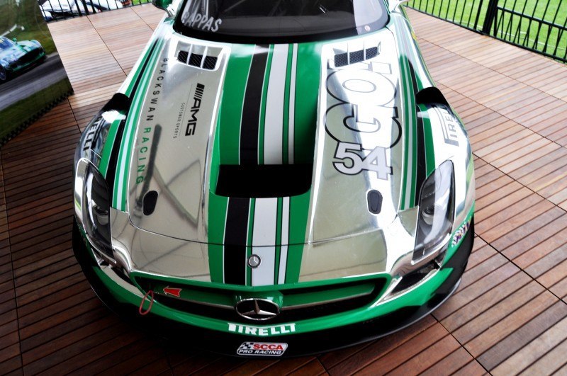 Black Swan SLS AMG GT3 In Detail -- Incredibly Fascinating Aerodynamic Solutions Under Disguise Mirror Wraps 16