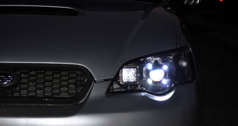 DRL - Subaru Legacy GT DIY LED Headlights v80 -_8194780232_l