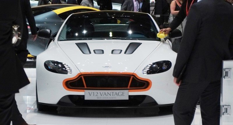 Geneva 2014 ShowFloor Gallery -- Aston Martin Rapide S and Vantage S V12 Wearing N420-Inspired Livery 9