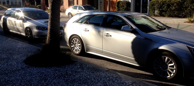 My 30PSI-Boosting Subaru Legacy GT on HD GoPro Video + Photo Comparo vs Cadillac CTS 3.6 Wagon 2