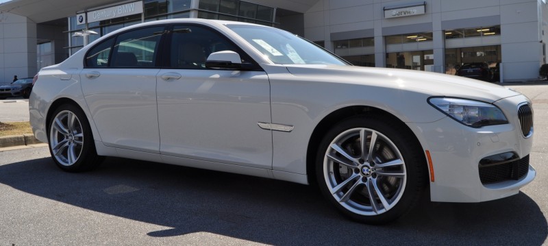 2014 BMW 750Li Definitely Not Beautiful or Focused -- But Less Adrift as SWB 750i with Squared-Off LED Lights Option 14