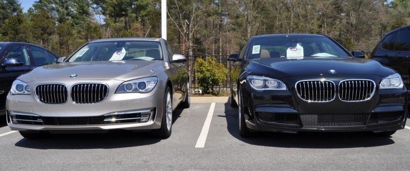 2014 BMW 750Li Definitely Not Beautiful or Focused -- But Less Adrift as SWB 750i with Squared-Off LED Lights Option 4