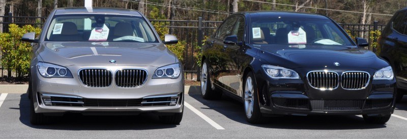 2014 BMW 750Li Definitely Not Beautiful or Focused -- But Less Adrift as SWB 750i with Squared-Off LED Lights Option 5