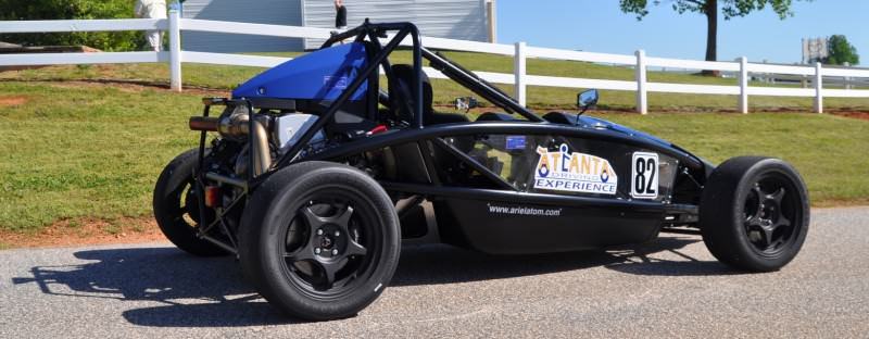 Ariel Atom Duo on Slicks at the Road Atlanta Skidpad for ATL Driving Experience 10