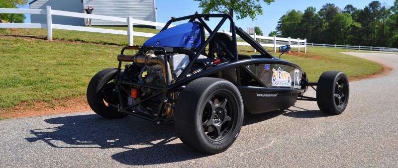 Ariel Atom Duo on Slicks at the Road Atlanta Skidpad for ATL Driving Experience 11